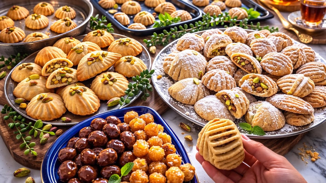 أفخم معمول وكحك العيد في البيت ✨ وصفة سهلة وطعم مثل المحلات!!