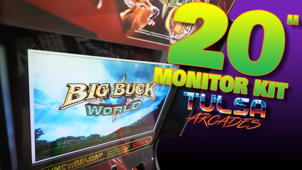 Arcade1Up Big Buck Hunter Mod — комплект монитора Tulsa Arcades 20
