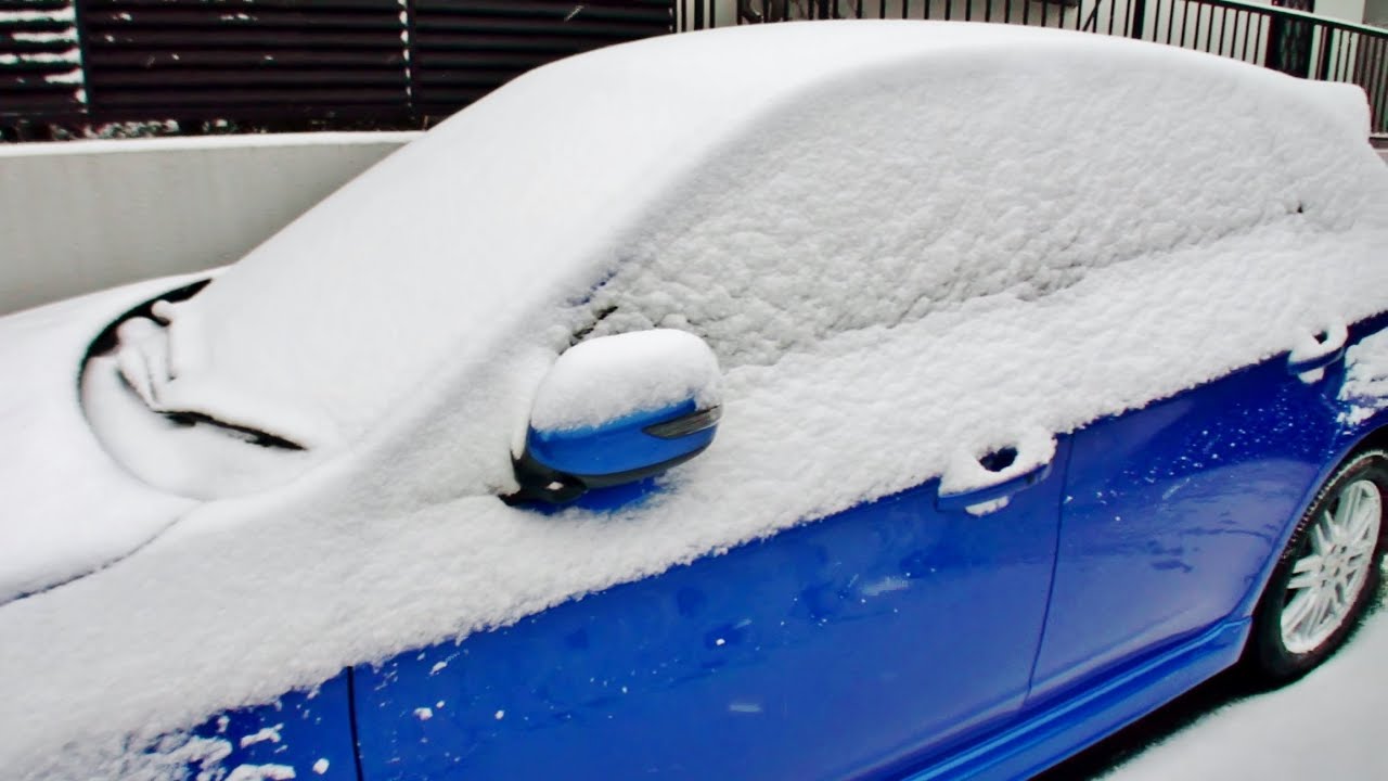 【実況車載動画】 雪が降ってたけど愛知まで車で帰省してきた　インプレッサ　Subaru　Impreza