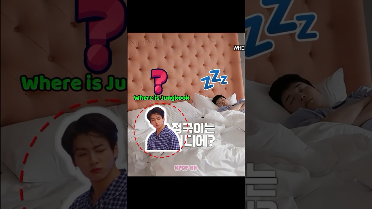 BTS Was Half-Asleep 😴 Then Ended Up on the Floor 😂 #bts #jungkook #jimin #shorts