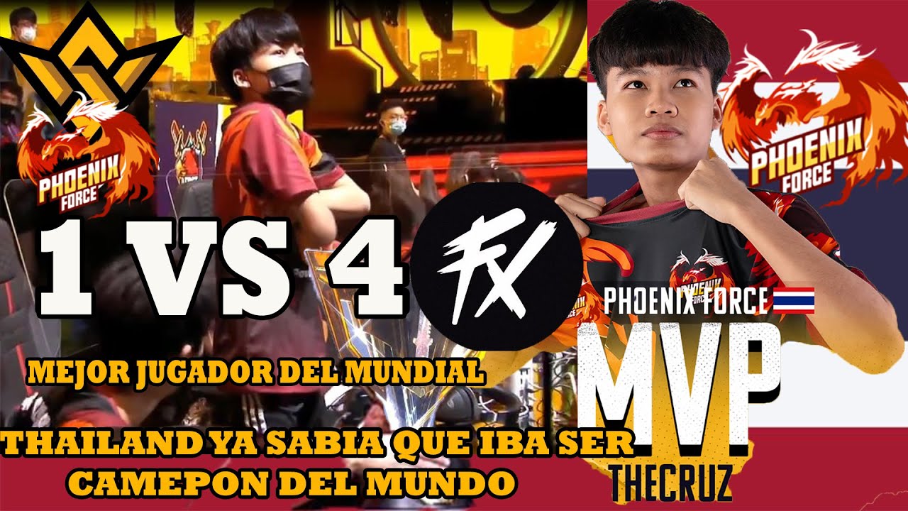 THECRUZ 1 VS 4  DE FLUXO BRASIL IMPRESIONANTE, PHOENIX FORCE CAMPEON DE L WORLD SERIES SINGAPUR 2021
