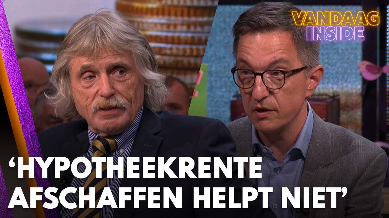 Afschaffen hypotheekrenteaftrek lost woningcrisis niet op | VANDAAG INSIDE