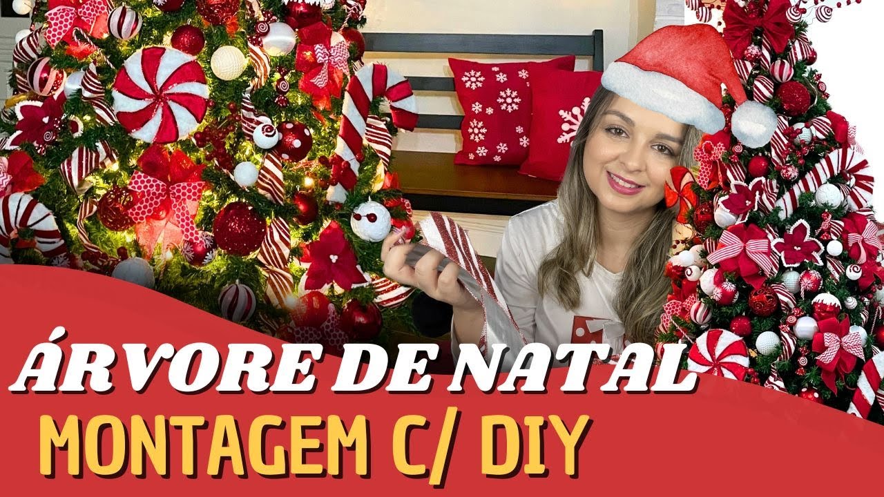 ÁRVORE DE NATAL - DOCES / CANDY - Montagem com DIY