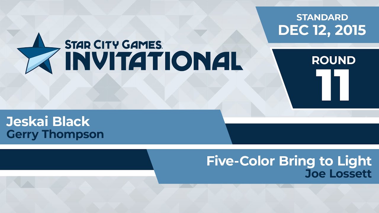 SCGINVI: Round 11 - Gerry Thompson vs Joe Lossett | Standard
