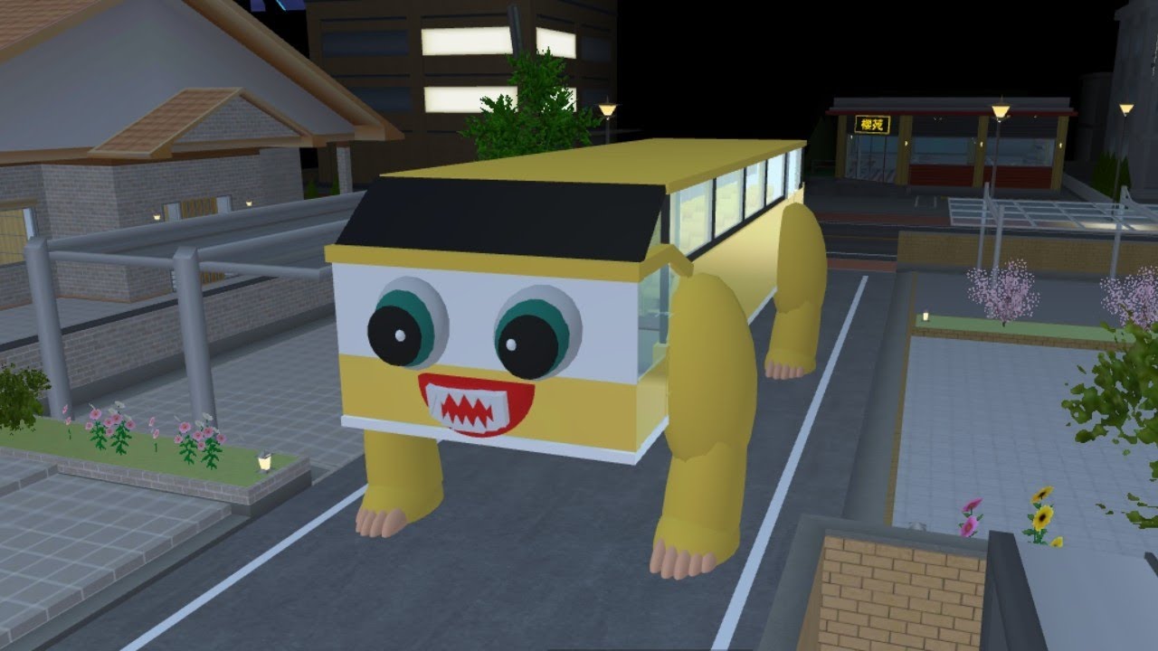 Yuta Mio Panik CCTV Merekam BUS NAILONG EATER Di Depan Rumah😱 SAKURA SCHOOL SIMULATOR