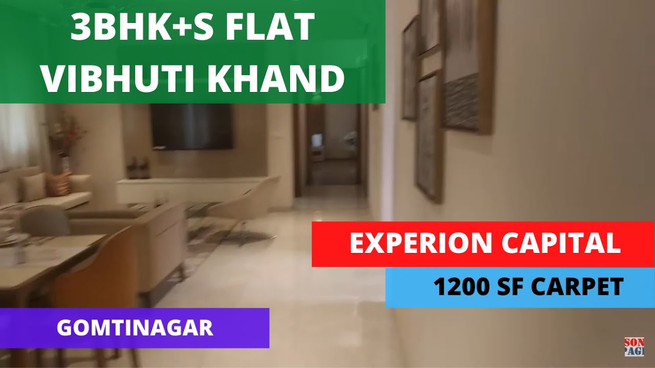 Experion Capital 3BHK + Servant (Vibhuti Khand, Gomti Nagar)