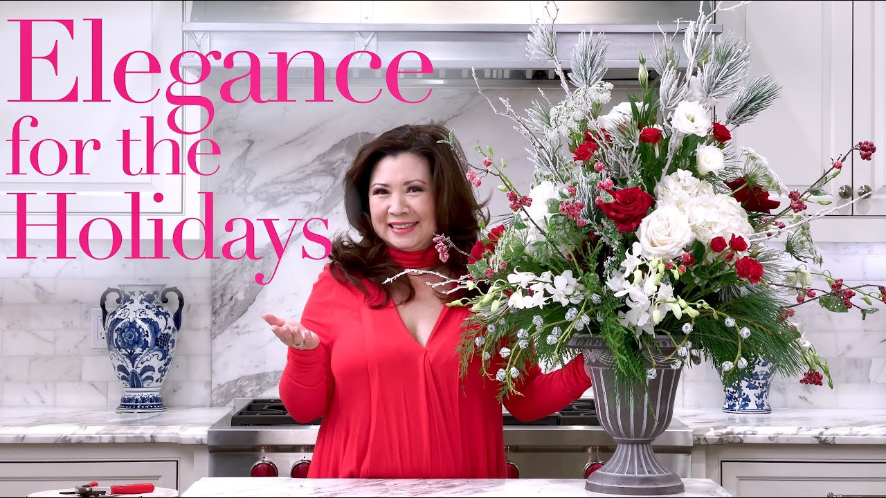 Create A Spectacular Large Arrangement for Christmas!