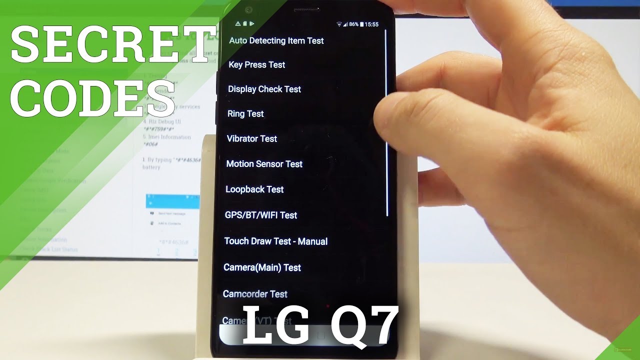 LG Q7 Secret Codes / Hidden Mode / Secret Menu / List of LG Codes