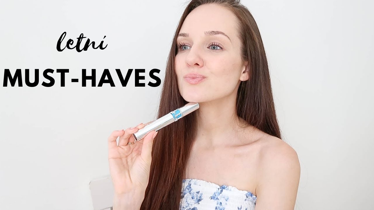 MOJE LETNÍ NEZBYTNOSTI | Voděodolná řasenka, péče o vlasy, opalovací krém