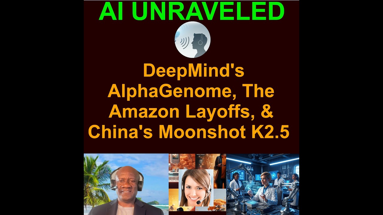 Teaser For AI Daily News Rundown January 29 2026: DeepMind's AlphaGenome, The Amazon Layoffs, & C...