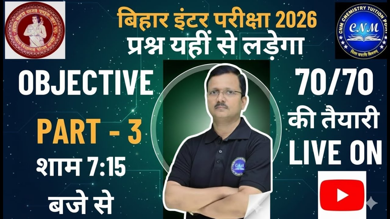 OBJECTIVE QUESTIONS From 2021 - 2022, FOR BIHAR BOARD INTER EXAM 2026