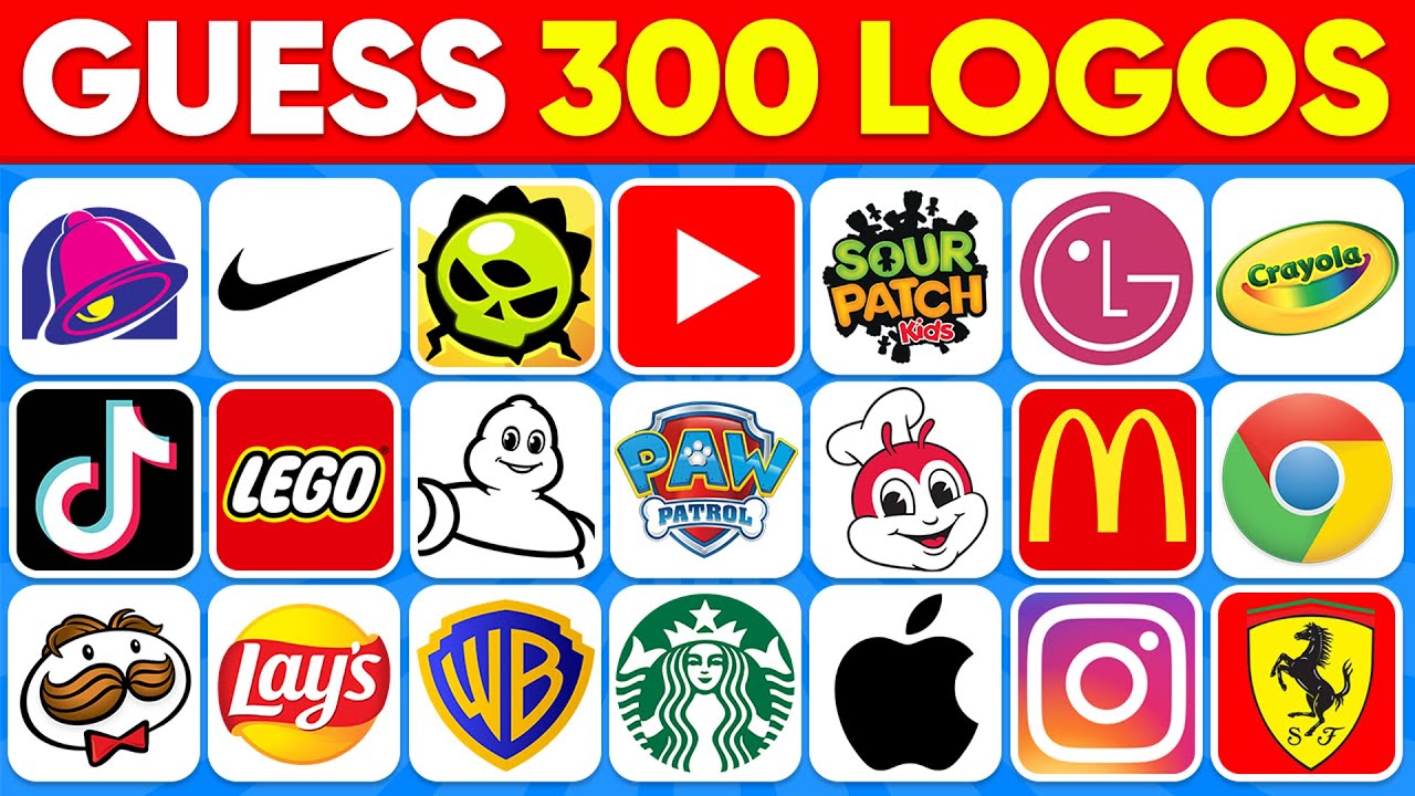 Guess the Logo in 1 Seconds 🥇🍏 300 Famous Logos | Ultimate Logo Quiz | Quiz Ninja