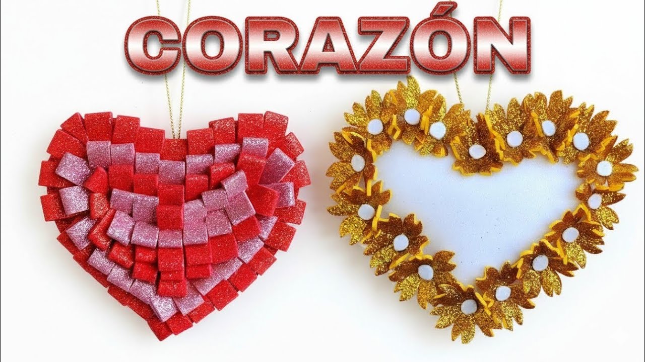 Corazones un regalo para San Valentín ❤️🩷💛🤍