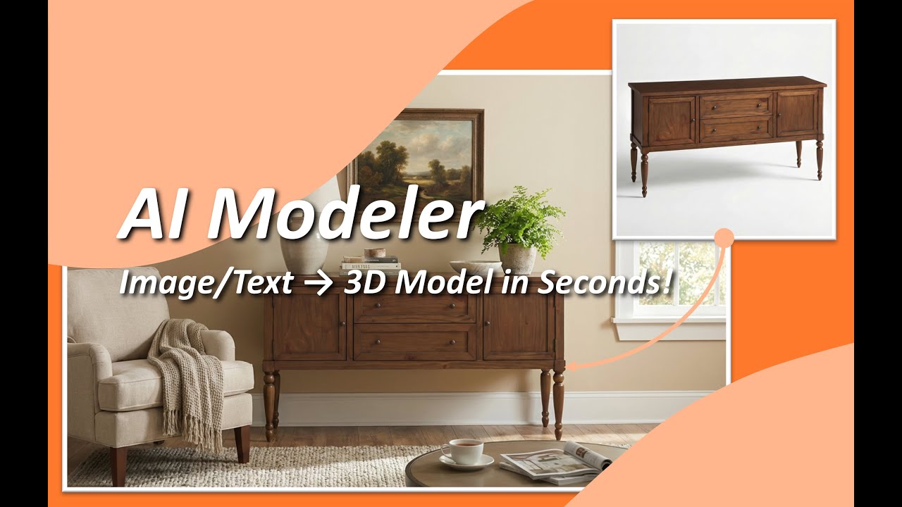 AI Modeler-Image/Text &rarr; 3D Model in Seconds!