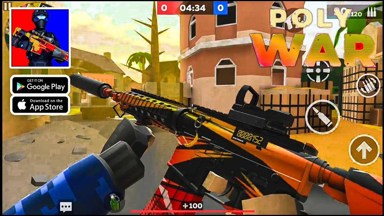 POLYWAR : 3D FPS Online Shooter Games Gameplays Walkthrough [ Android & Ios ]