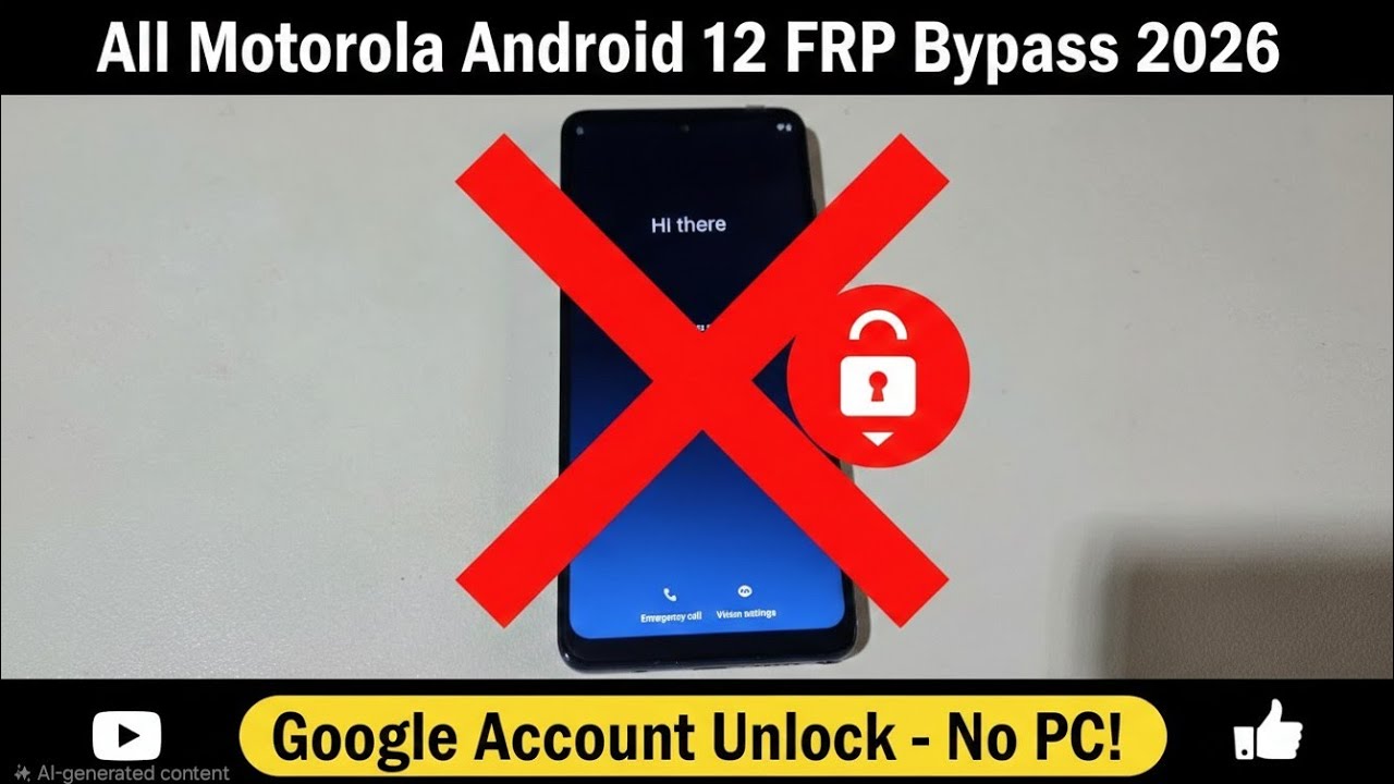 Moto G/Edge/Stylus Android 12 Google Account Unlock | FRP Bypass Without Computer (Latest Update)
