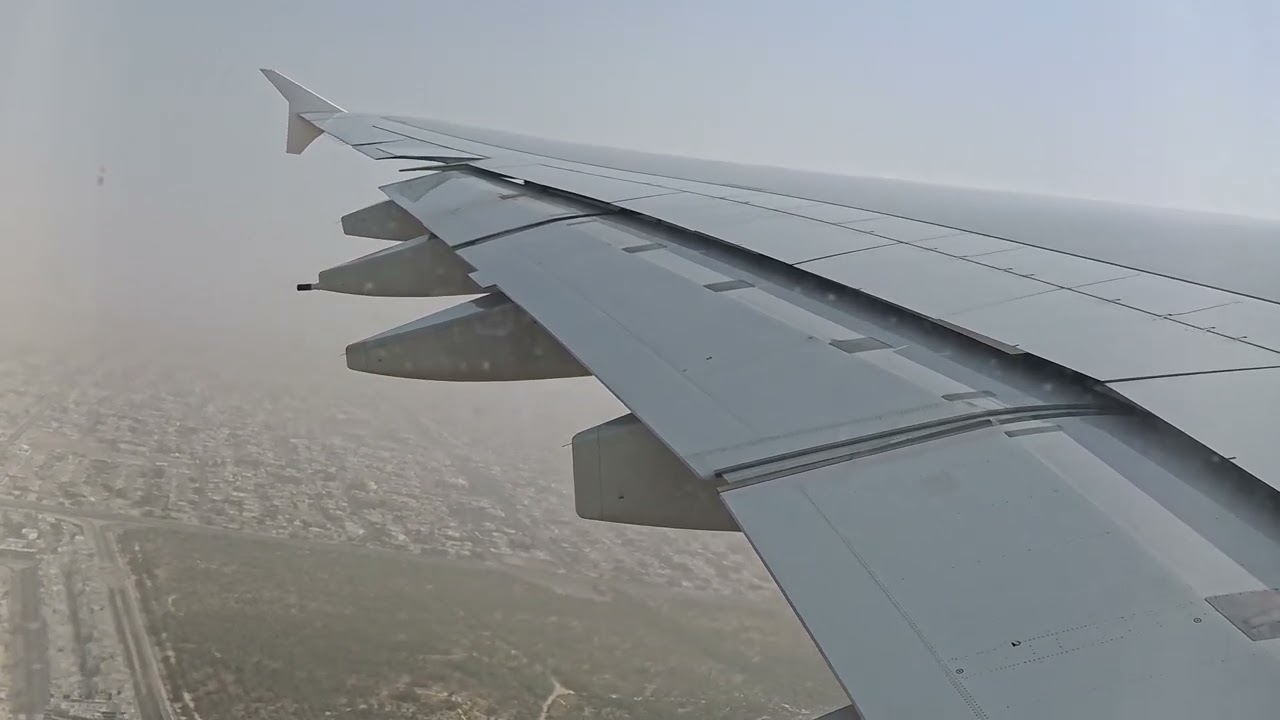 Emirates Airbus A380 takeoff from Dubai | Wingview (HD)