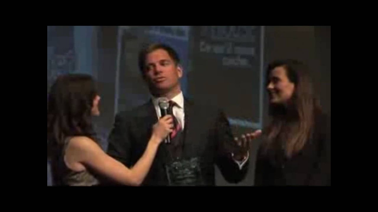 Cote de Pablo and Michael Weatherly from NCIS  50th Monte Carlo Festival