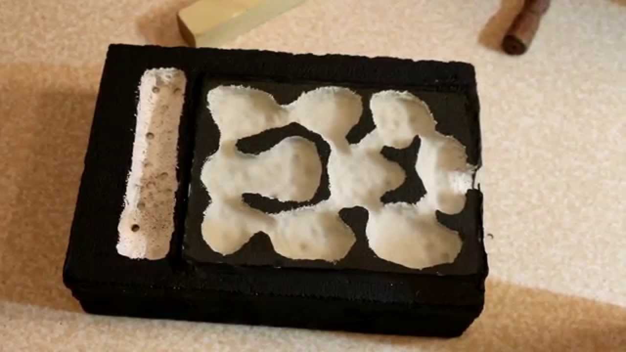 Construction d'un nid en béton cellulaire - Fourmis