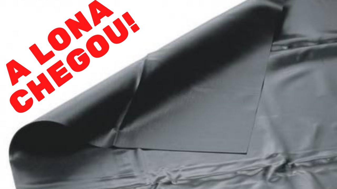 Lona específica para tanque de peixes.