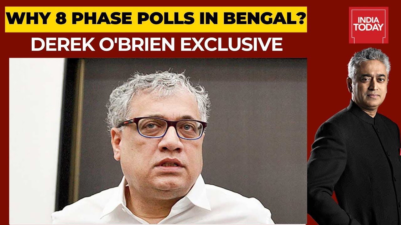 Derek O'Brien Exclusive; Why 8 Phase Polls In West Bengal? | News Today With Rajdeep Sardesai