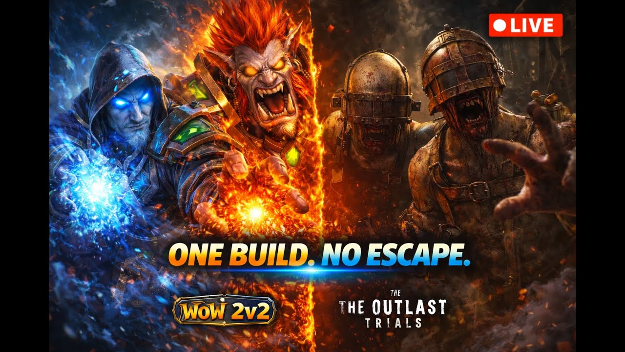 |LIVE| ONE BUILD. NO ESCAPE. 😱 WoW Mage PvP + Horror
