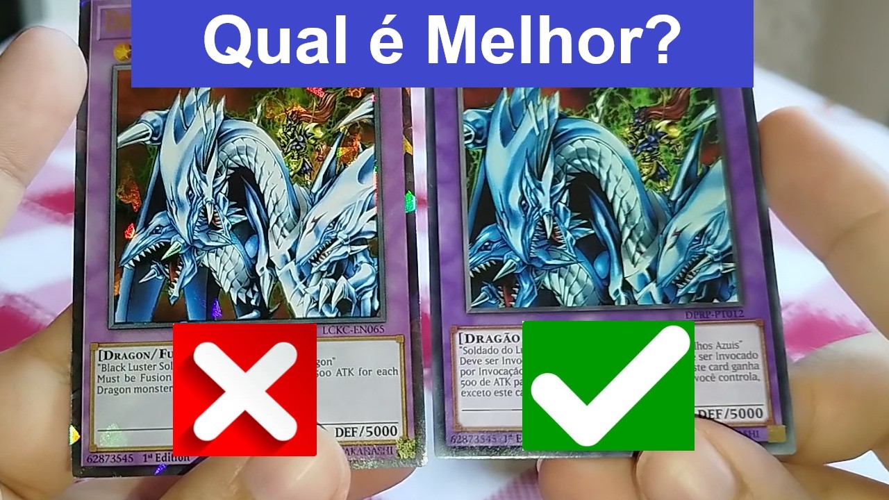 Comparando Cartas de Yu-Gi-Oh Originais VS Aliexpress