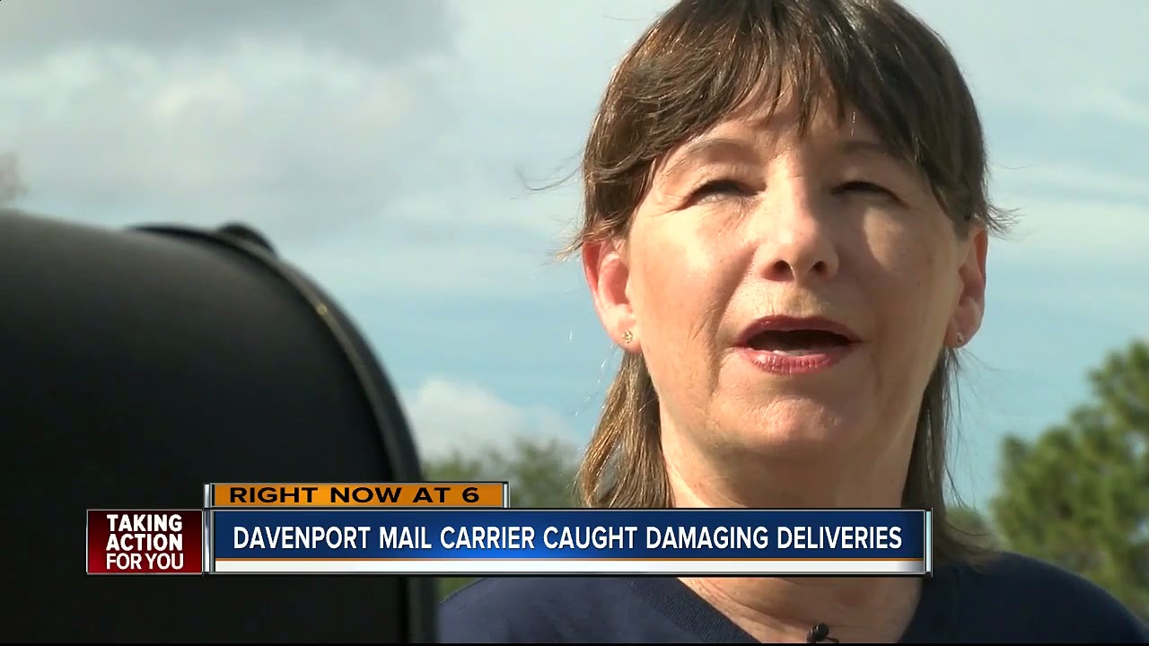 USPS carrier caught throwing package, swearing at teenager