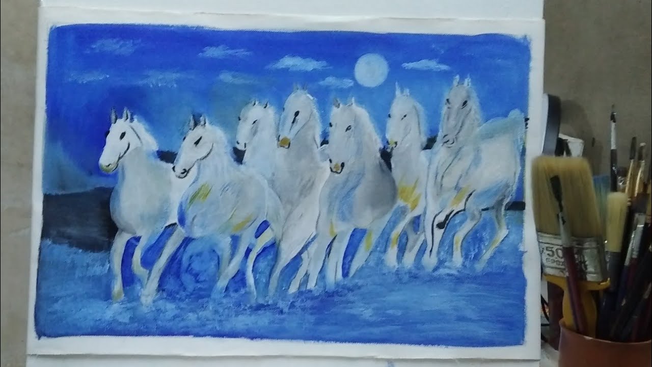 Seven Horses/🐎🐎🐎🐎🐎🐎🐎/#nathiyaarts