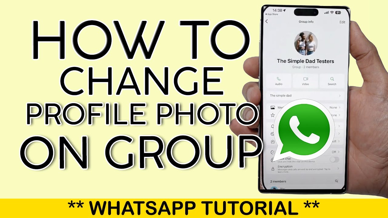 How to Change Profile Photo on Whatsapp Group 2025