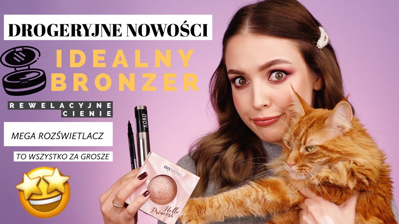 🤔DROGERYJNE NOWOŚCI #4 - CIENIE KOBO | ROZŚWIETLACZE SENSIQUE | BRONZER MY SECRET | DROGERIA NATURA