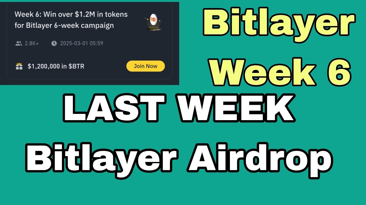Binance Web3 wallet  Bitlayer Airdrop Week 6 #binanceweb3 #bitlayer #week6
