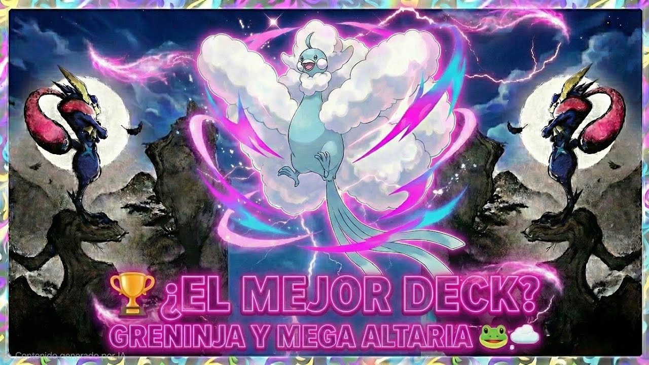 ¡ESTE COMBO ESTÁ ROTO! 🤯💥 Mega Altaria & Greninja 🐸☁️