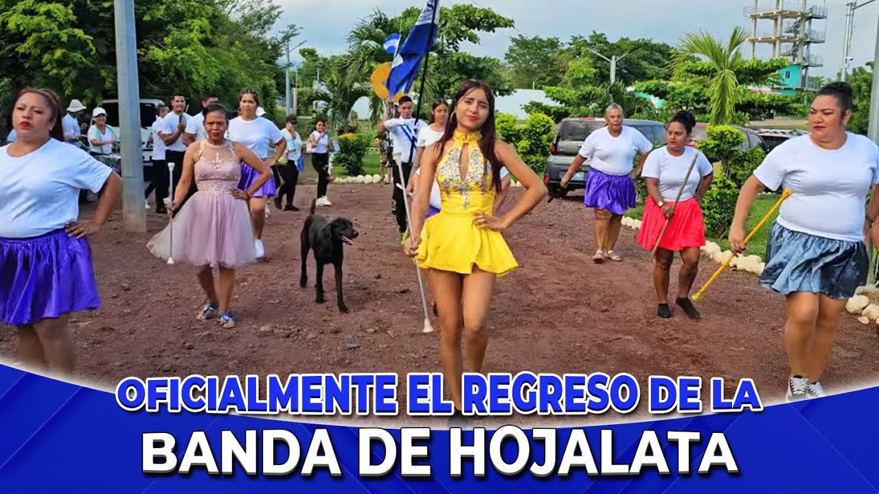 Así se presenta la banda de Hojalata luego de 3 años. Disfruta de este desfile.