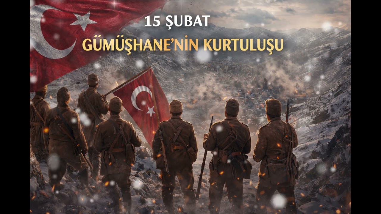 15 ŞUBAT GÜMÜŞHANE KURTULUŞ MARŞI! (Yer Gök İnlesin) 🇹🇷