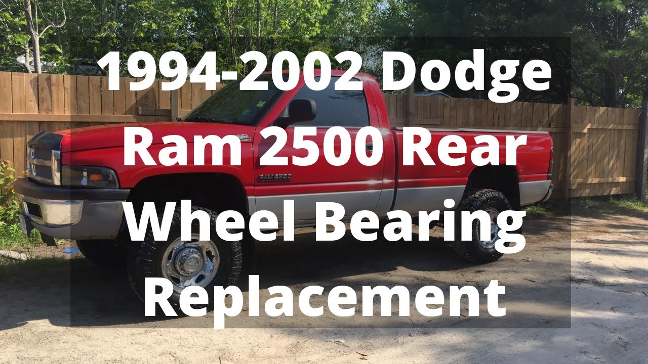 1994-2002 Dodge Ram 2500 Rear Wheel Bearing Replacement. Dana 70/80