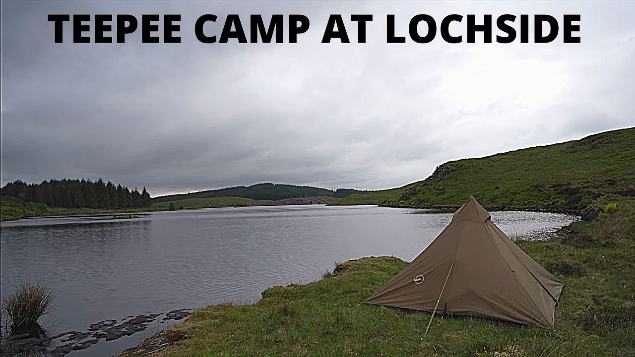 Solo wildcamp in teepee tent  | luxe mini peak XL