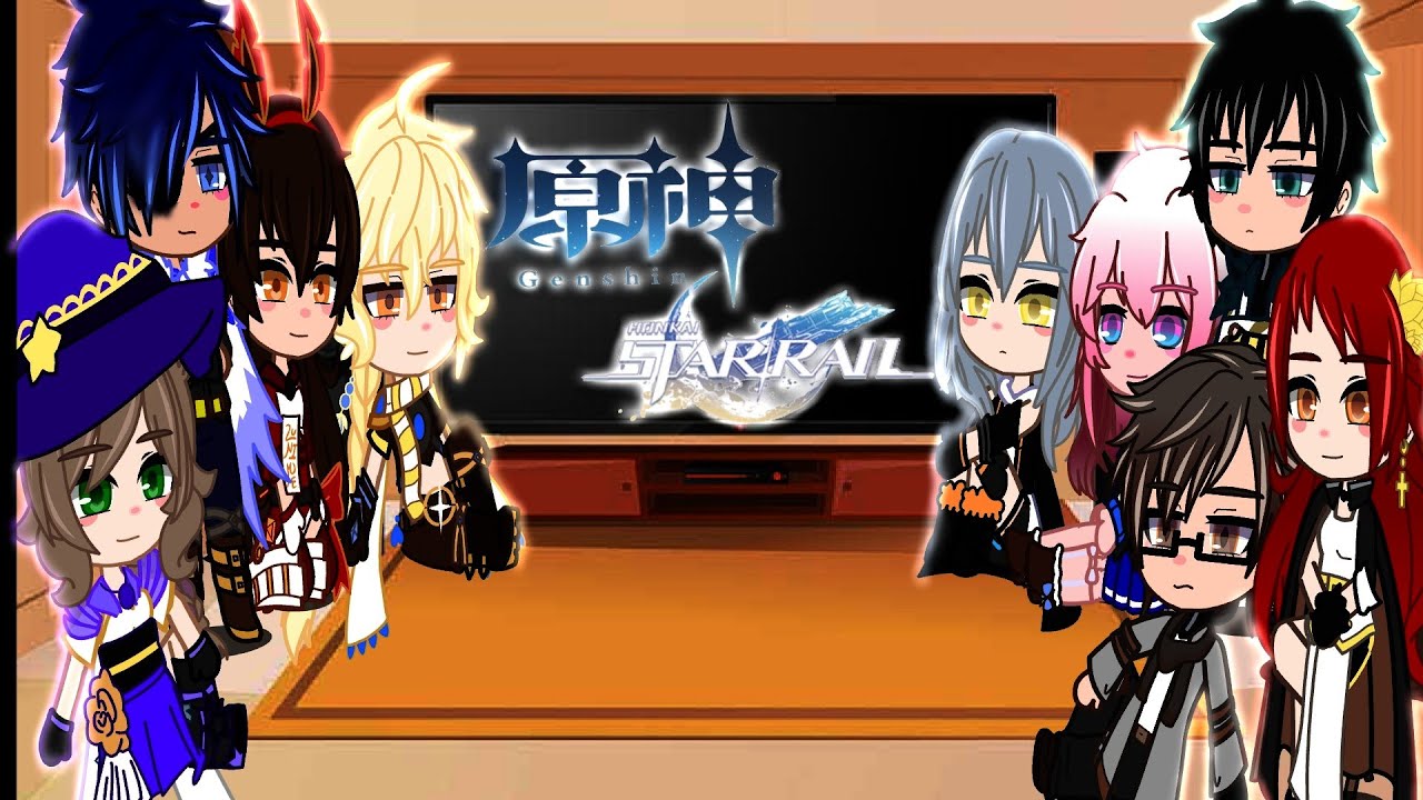 °Реакция Genshin Impact и Honkai: Star Rail друг на друга°