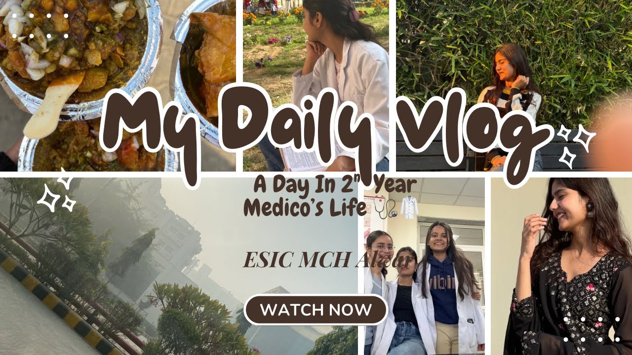 Medico Vlog | Books, Friends & Random College Drama🩺🥼.  
