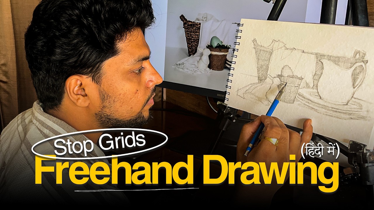 How to Draw Anything Freehand For Beginners