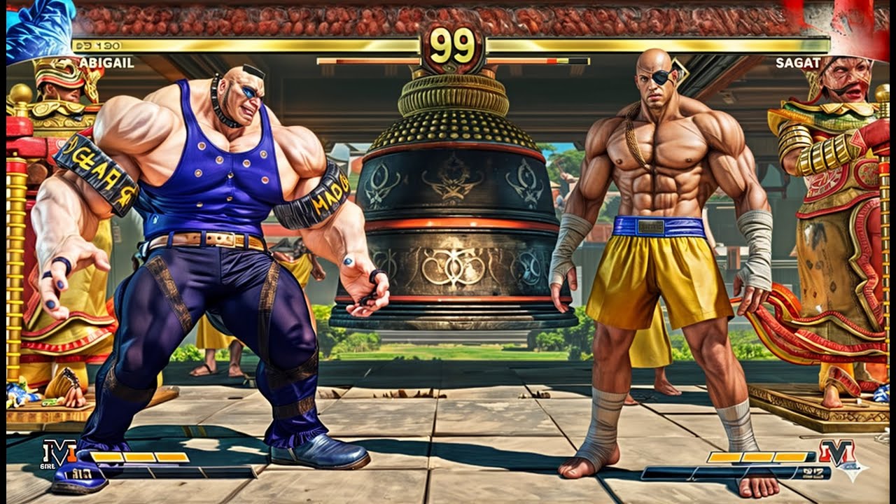 ABIGAIL VS SAGAT (Hardest) - Street Fighter V                                @tolskotatv2783