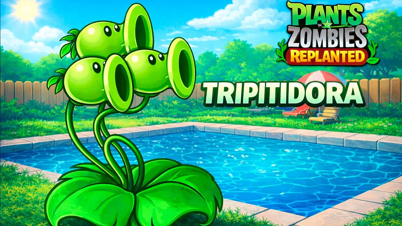 Desbloqueo la Tripitidora | Plants vs Zombies Replanted Fase 3-2