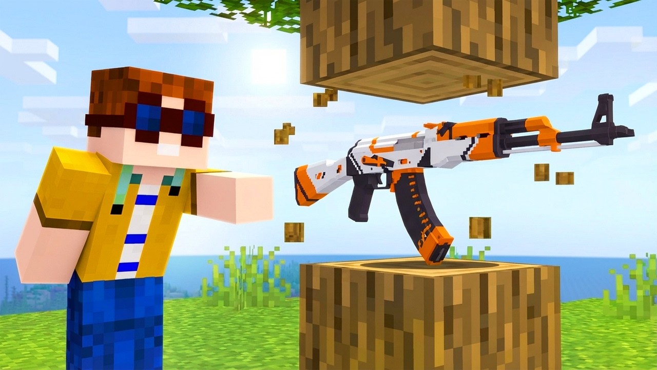 JEDE MINUTE bekomme ich eine NEUE WAFFE in Minecraft