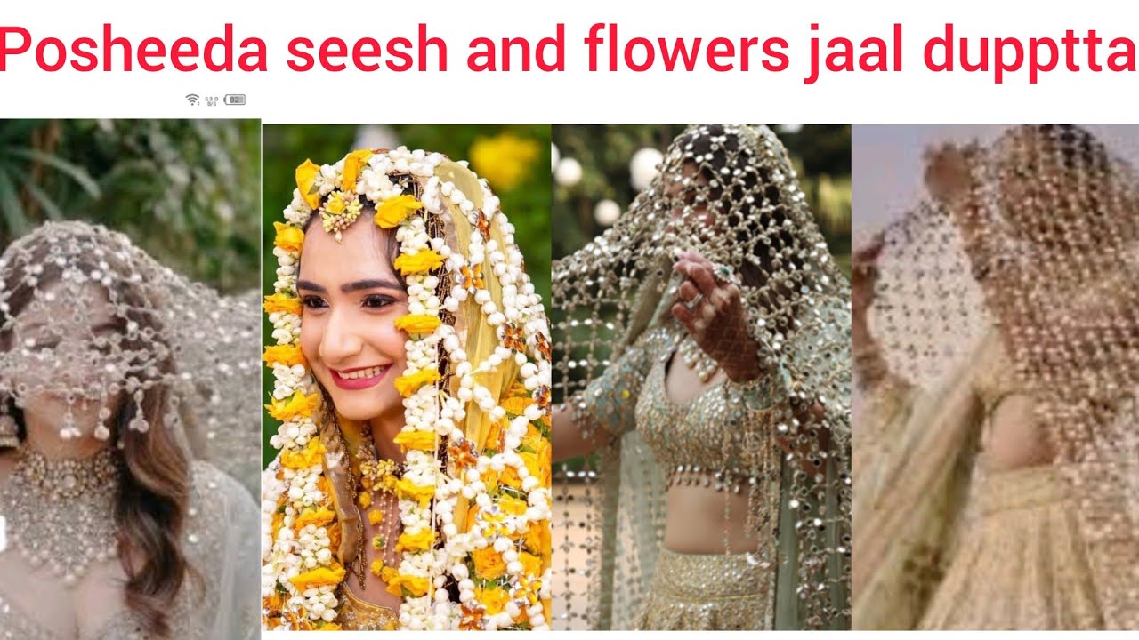 Sheesh Dupatta Design Stitching | Viral Dupatta Design With Mirror