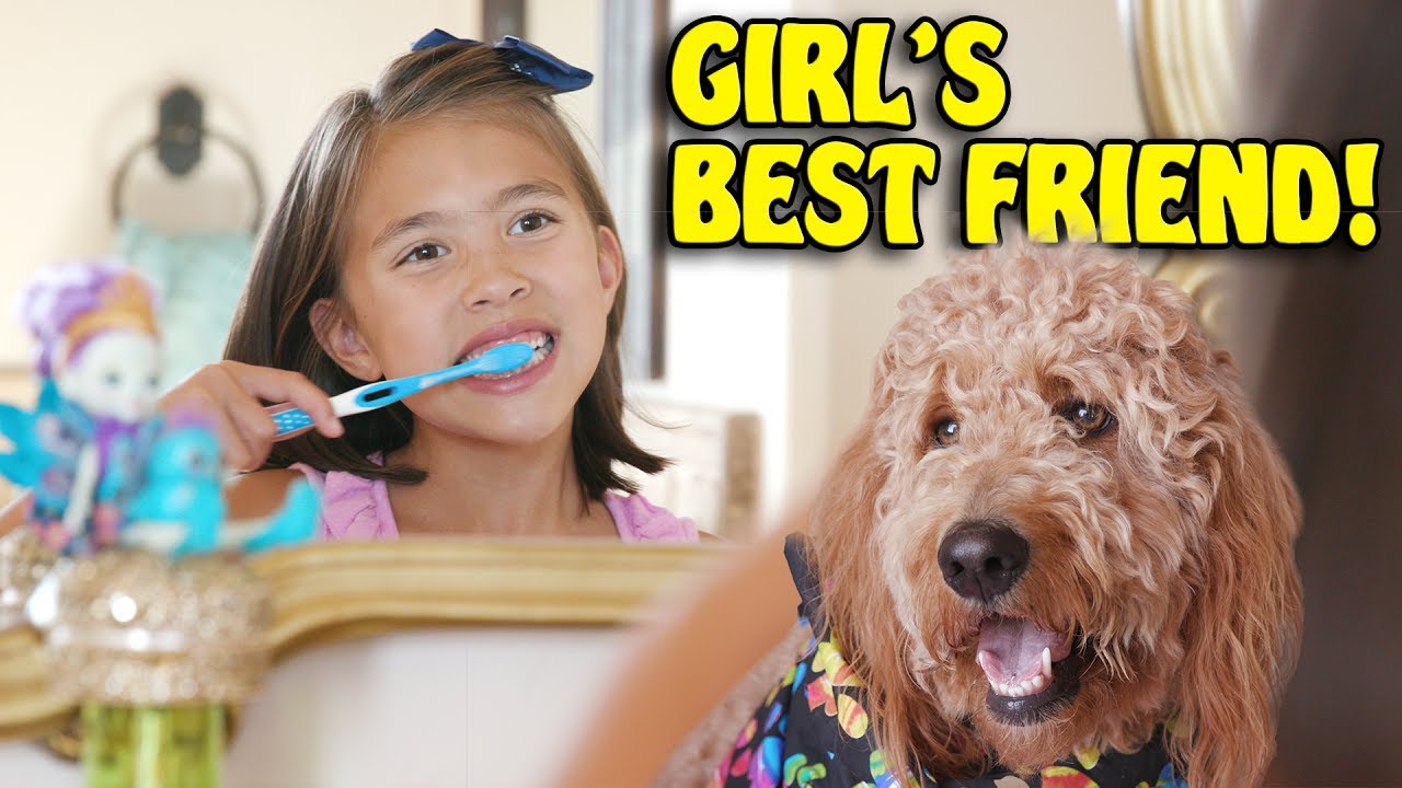 GIRL'S BEST FRIEND!  Morning Routine with Chloe and the Enchantimals!