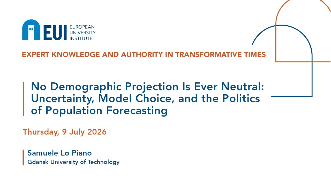 No demographic projection is ever neutral