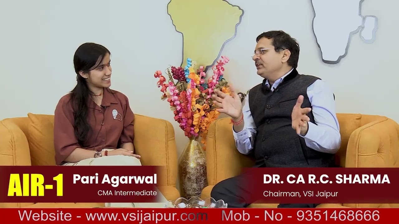 VSI Jaipur's All India Rankers 2025 from CA, CMA & ACCA | Highlights from Topper Interviews