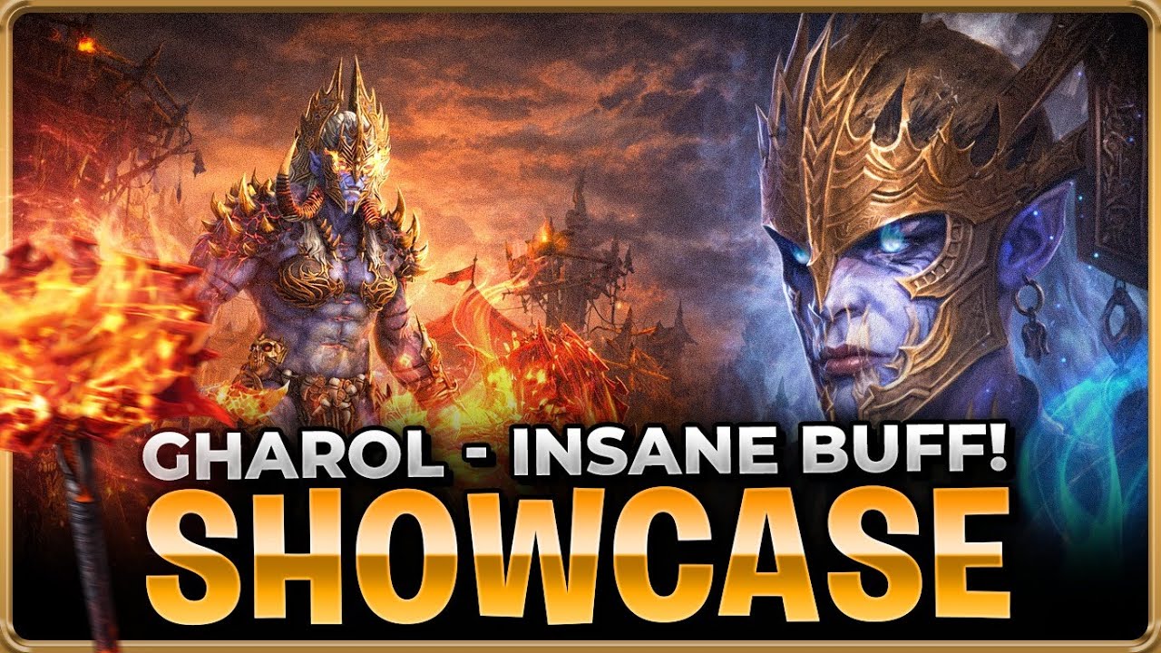 Gharol Is On Steroids! Best Build & Showcase Raid: Shadow Legends [Test Server]