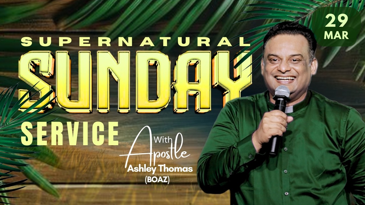 🛑 Supernatural Sunday Service | Ministered By Apostle Ashley Thomas (BOAZ) | #grctv  #live