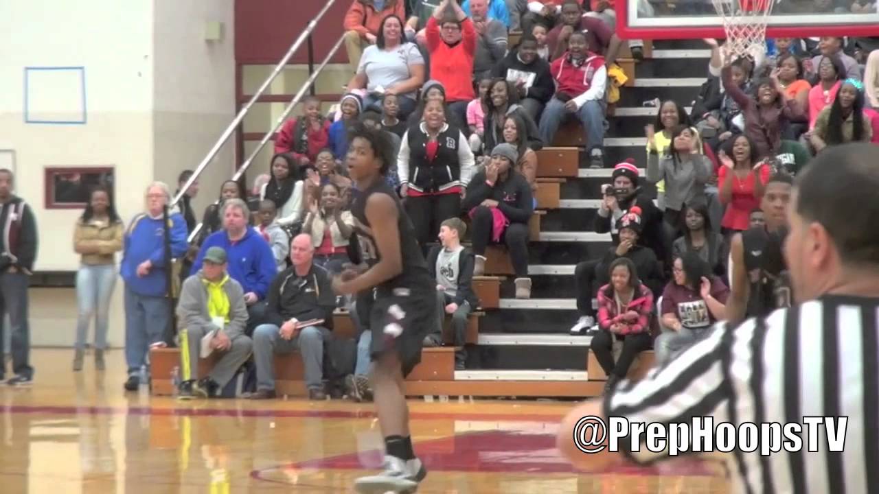 Michigan State commit Deyonta Davis 2015 Muskegon Big Reds vs Chicago Curie